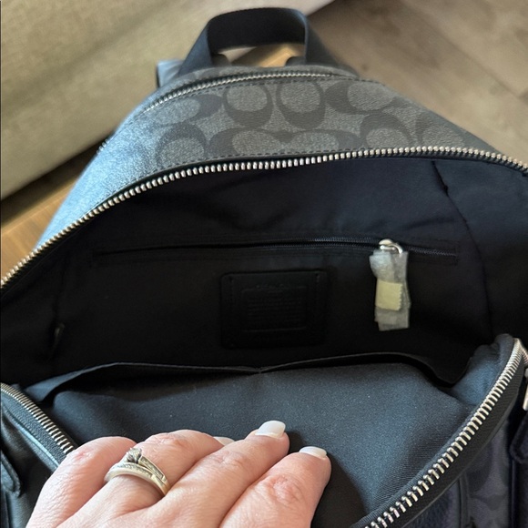 Coach Charcoal/Black Signature Mini Backpack - Picture 7 of 7